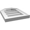 Ekena Millwork Octagonal Top Surface Mount PVC Gable Vent w/ 2"W x 1-1/2"P Brickmould Frame, 12"W x 16"H GVPOT12X1602SN - alternate 4
